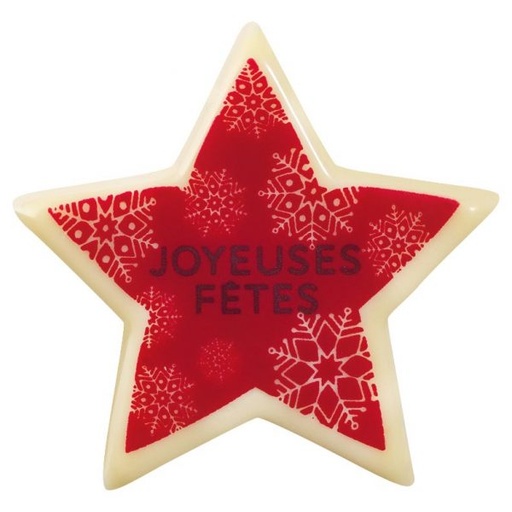 [08057283] 065099 PCB ETOILES CB CRISTAUX DE NEIGE 6,3X6,1 CM30PCES ***S/CD***