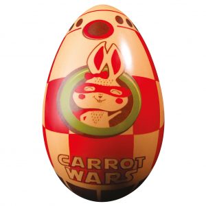 [08057737] 074044 PCB CARROT WARS HALF-EGG MOLDS 13.4X 8.7CM 16PCS ***S/CD***