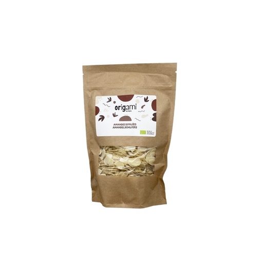 [08059002] ORIGAMI ORGANIC FLAKED ALMONDS 250GR