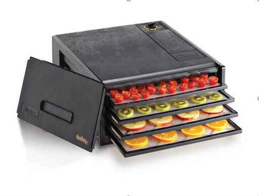 [60511150] EXCALIBUR 4-SCHALEN ONTVOERDER - 220W - MONODIM 33X41X15,5CM/SCHALEN 30,5X3,50