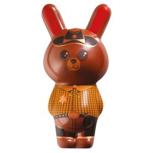 [08057710] 074017 PCB MOLDS RABBIT SHERIFF FOR 6 PIECES 15X8.8 CM 12PCES ***S/CD***
