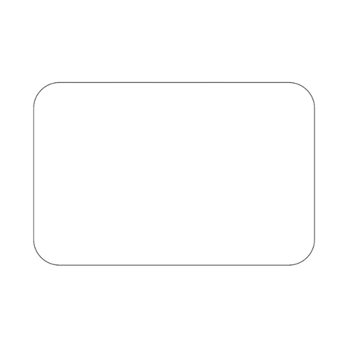 [60180089] REMOVABLE WHITE THERMAL LABELS 6.5 X 10 CM BOX OF 6 ROLLS OF 350 PIECES