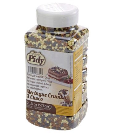 [05101371] PIDY CRUMBLE MERINGUE CHUNK 3 CHOCOLADES 575GR