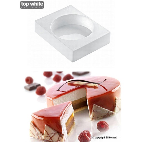 [51761117] SILIKOMART ROUND SILICONE TORTAFLEX MOLD Ø 135MM HT 50MM VOLUME 705ML