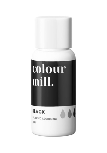 [08055916] COLOUR MILL LIPOSOLUBLE COLOURANT BLACK-BLACK 20ML