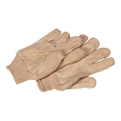 [53161055] PAIRE GANTS COTON COURT BOUCLETTE POIGNET TRICOT POUR DEMOULAGE