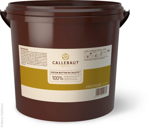 [05100871] CALLEBAUT NCB-HDO3-654 BEURRE DE CACAO  EN CALLETS SEAU DE 3 KG - OK
