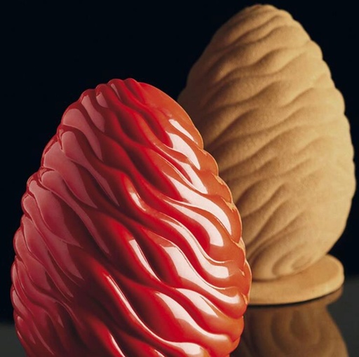 [70410393] PAVONI THERMOFORMED EGG MOLDS "EGG LIQUID" KIT 2 PIECES Ø 140 X H 205 MM