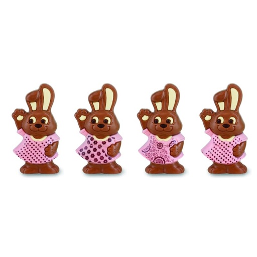 [13030424] HOLLOW RABBIT MARY COLOURED MILK 12 X 75GR