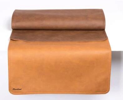 [70410329] PAVELINNI OMKEERBARE TAFELLOPER 45X120CM METACOGNAC/HAVANNA