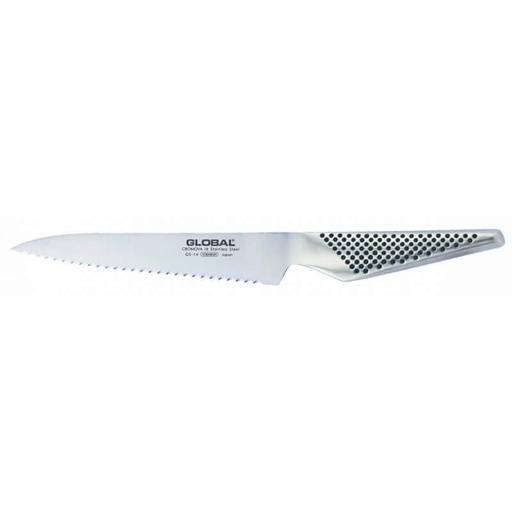 [57661644] GLOBAL GS14 UNIVERSAL SERRATED KNIFE 15CM