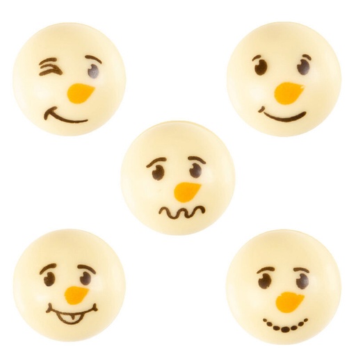 [08082176] 2015845 ASSORTIMENT SNEEUWMANHOOFD 28MM 96 STUKS