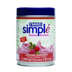 [07062123] FABBRI SIMPLE RASPBERRIES 1.5KG
