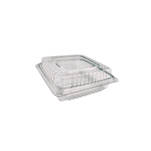 [41802323] TRAITIPACK SQUARE PASTRY BOX 10.5X10.5X5.CM AIRTIGHT HINGED LID 360PCS***ON/ORDER***
