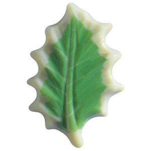 [08056639] 060264 PCB HOLLY LEAVES BARLEY 5.5X3.7 CM 45PCES***S/CD***