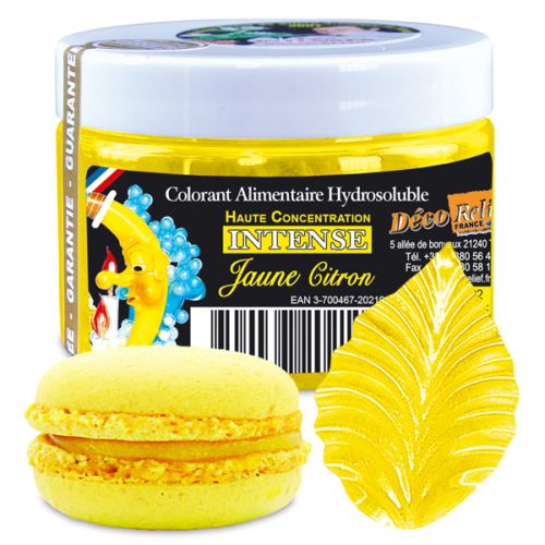 [07053003] COLORANT HYDROSOLUBLE INTENSE JAUNE CITRON E102 -INT11 50GR