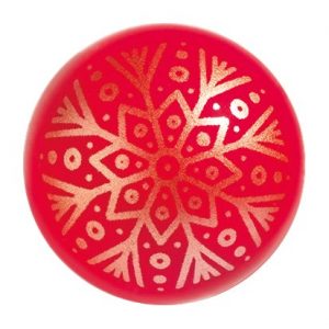 [08057610] 070497 PCB BALLEN CB FLOCON 3 DESIGNS Ø 3 CM 88STUKS ***S/CD***