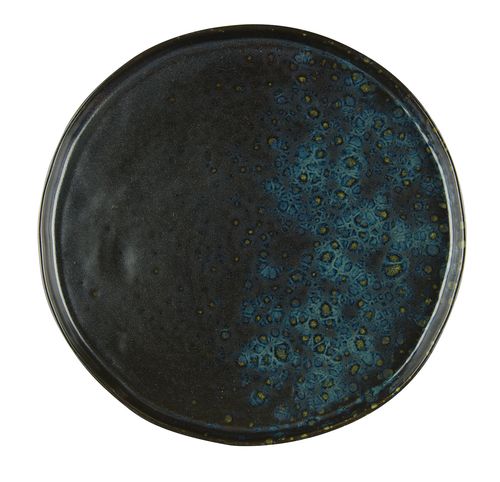 [57661137] LE COQ PHOBOS BLACK BLUE DOTS ASSIETTE 26.5CM STONEWARE