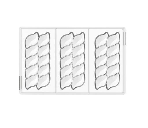 [51661539] SILIKOMART PRALINE MOLD TRITAN CH041 RIFLESSO T N.3 14.3X6XH1.3CM
