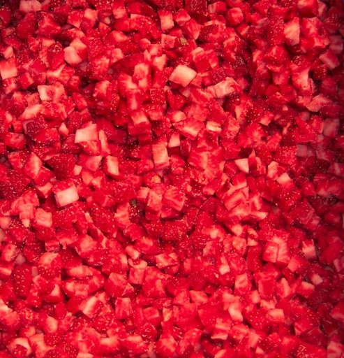 [01030073] ❄️FM CAMAROSSA AARDBEI IN BLOKJES 10/10 BULK 10KG