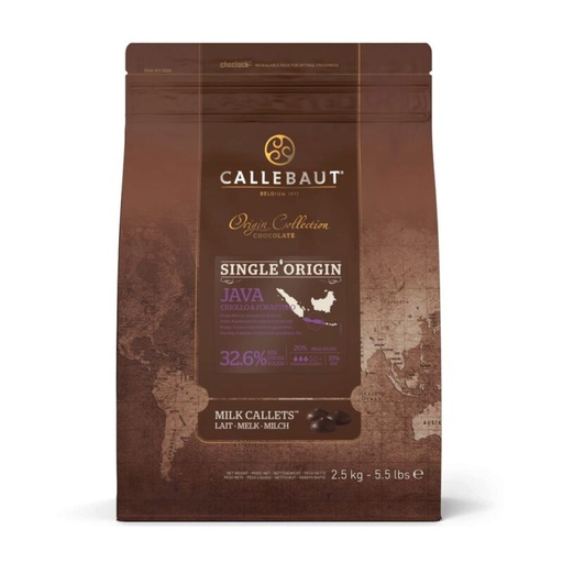 [03070225] CALLEBAUT JAVA-E4-U70 JAVA EXTRA CLAIR LAIT 32,6% 2,5KG