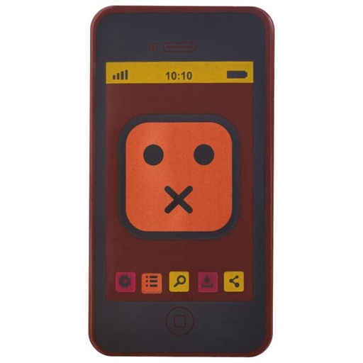 [08056790] 060605 PCB BEDRUKTE VELLEN EMOTICONS VOOR SMARTPHONE 11,6X6,1 CM 12 STUKS ***S/CD***