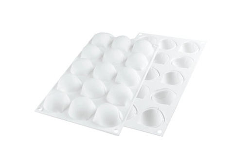 [51657256] SILIKOMART ICE BROWN MOLD 30 47X48H 25MM CURVFLEX WHITE