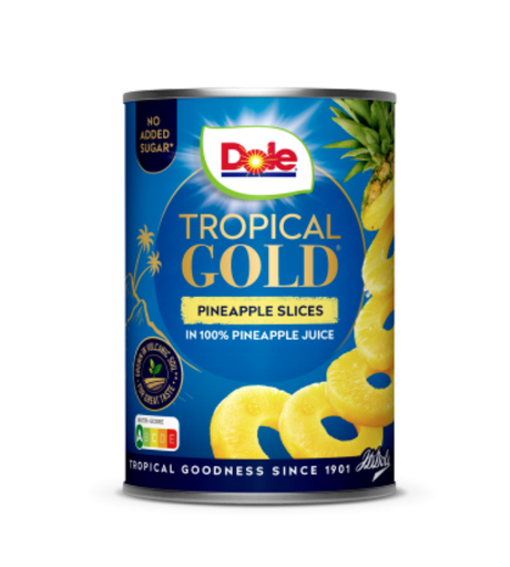 [01010121] PINEAPPLE 10 SLICES TROPICAL GOLD DOLE 567GR