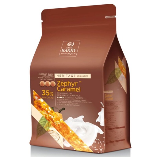 [05100815] BARRY CHK-N35ZECA-E4-U70 ZEPHYR CARAMEL 35% BLANC EN 2,5KG