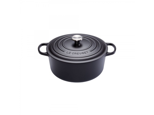 [54910419] LE CREUSET RONDE SUDDERPOT 30CM ZWART 8.1L 8/10P HANDTEKENING