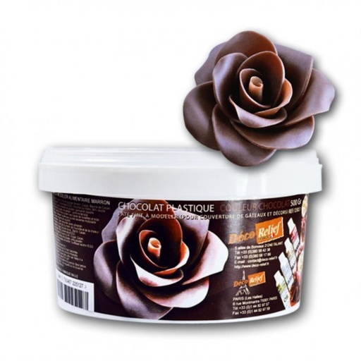 [70409295] CHOCOLATE COLOURED PLASTIC CHOCOLATE 500GR