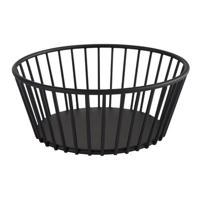 [57657785] APS BLACK METAL BREAD BASKET 17XHT7CM - 30410