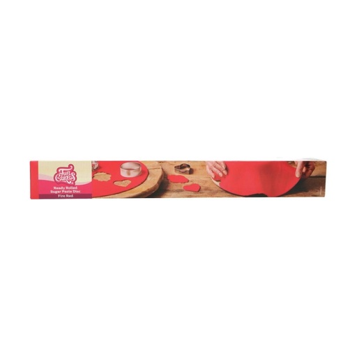[70407374] FUNCAKES  PATE A SUCRE ROUGE PRETE A DEROULER RONDE Ø 36CM 430GR