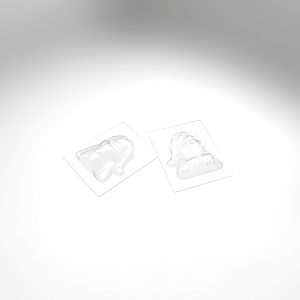 [08057990] 074316 PCB MOULES PÈRE NOËL SLAVE POUR 6 PIÈCES 13X12,7 CM P. 7,5 CM 12PCES ***S/CD***