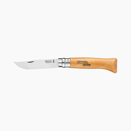 [54917673] OPINEL CARBON CLASSIC POCKET KNIFE N°8 STEEL/WOOD