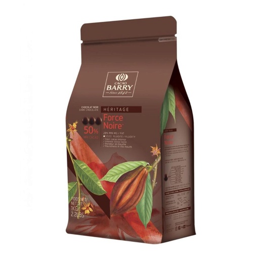 [05100799] BARRY CHD-X50FNOI-E1-U68 FORCE PURE CHOCOLADE 50% 1KG