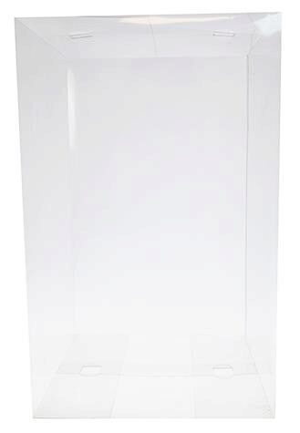 [60700319] TRANSPARANTE OPVOUWBARE DOOS 250X250/400MM + GOUDEN BODEM