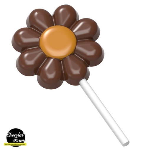 [70410619] CHOCOLATE MOLD LOLLIPOP FLOWER CF0241 13.5X27.5CM * 1X4 *22GR