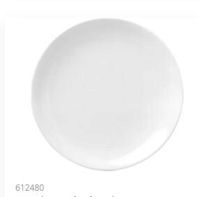 [60251580] GURAL ENT WIT PLAT PORSELEINEN BORD 27CM - 612480