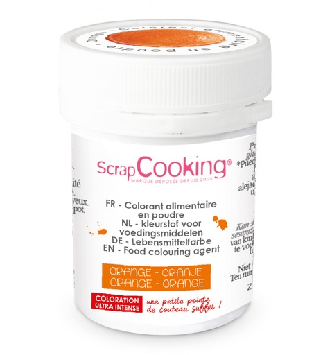 [08055634] SCRAPCOOKING FOOD COLORING HYDRO ORANGE 5GR