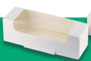 [60700630] WHITE CARDBOARD BOX WITH WINDOW 17X6XHT6CM PACKIPACK 50 PCES