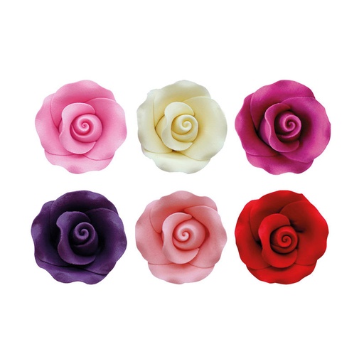 [08081224] *FF*1066009 ASSORTIMENT MIDDELGROTE ROZEN 64 STUKS ***S/CDE***
