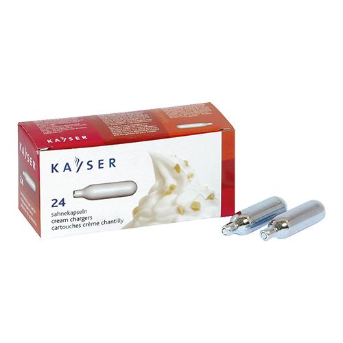 [53804538] KAYSER 24P GAS CARTRIDGES FOR CREAM SIPHON