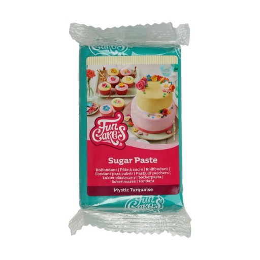 [70407359] FUNCAKES TURQUOISE SUIKERPASTA 250GR