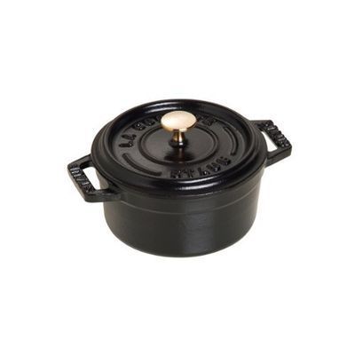 [57659888] STAUB RONDE ZWARTE SUDDERPOT  12CM - 0,50L