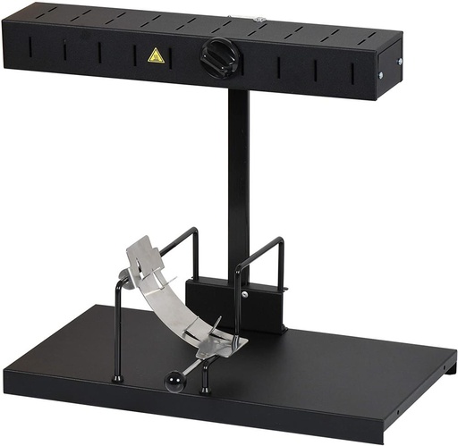 [62250701] L'ALPAGE "BASALTE" RACLETTE 1/2 ROUE 900W INOX/ACIER PEINT