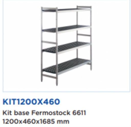 [55500295] FERMOD 6611 SHELF KIT 1200X460X1685 4 LEVELS