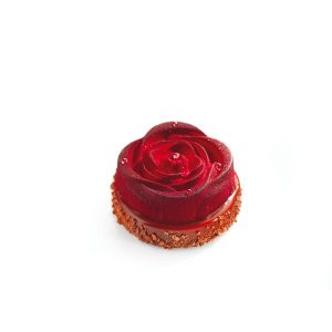 [08057753] 074060 PCB MOULES ENTREMETS INDIVIDUELS PETITE TARTE ROSE POUR 120 P. M. AVEC JAMBAGE 30PCES ***S/CD***