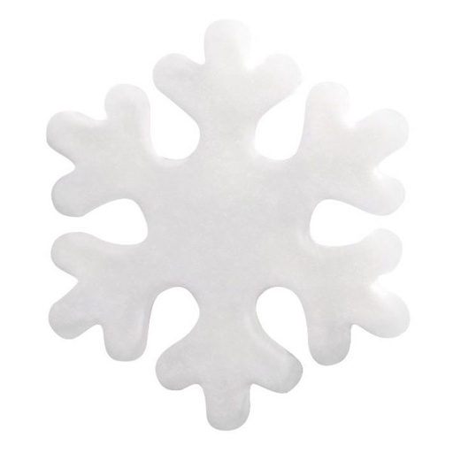 [08056003] 070411 PCB MERINGUE DECORATIONS SNOWFLAKE 4.8X4.2 CM 150PIECES ***s/cd***