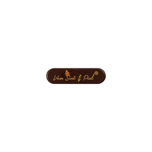 [08054391] 2036733 PLAQUETTE VAN SINT PIET CHOCOLAT 50X15MM 256PIÈCES